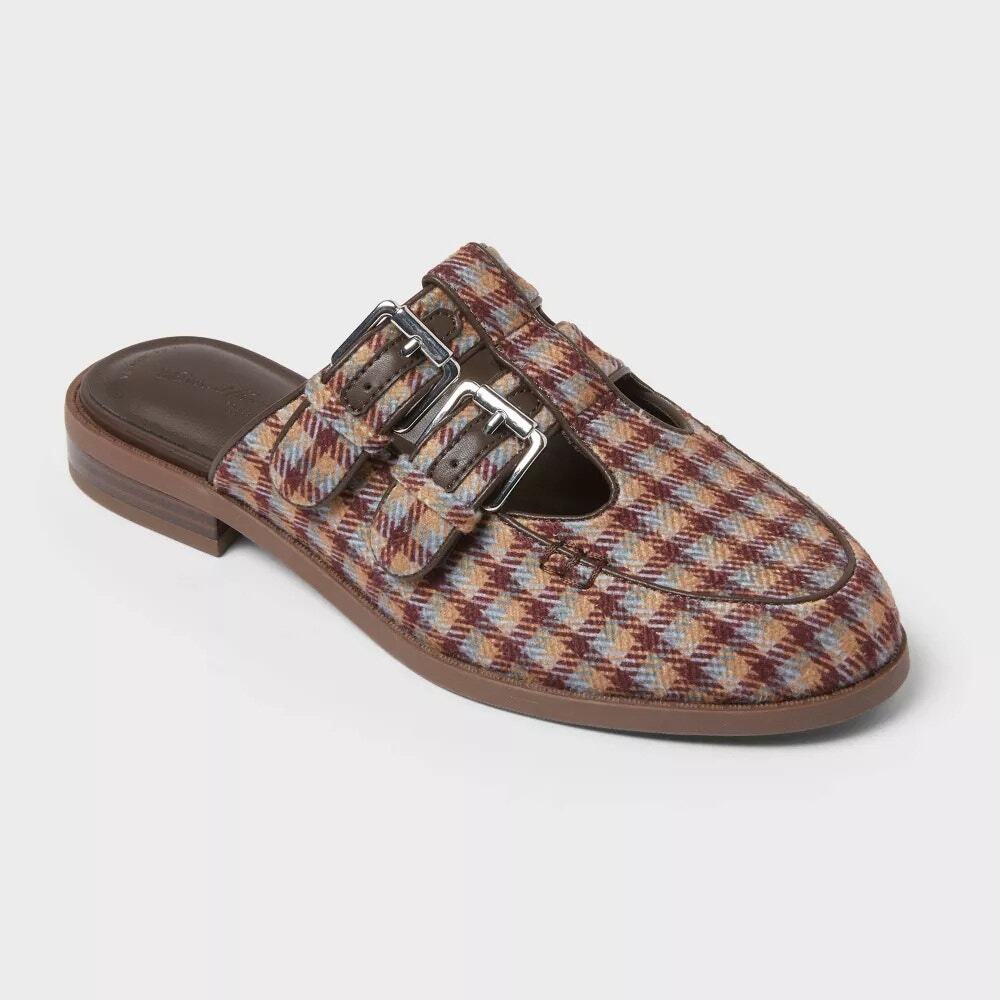 Winona Mary Jane Mules - Universal Thread™ Brown/Orange Women's 10